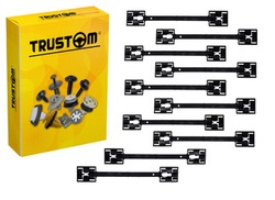 10x кліпса кріплення планки порога opel astra g corsa c d vectra b zafira a фото №1