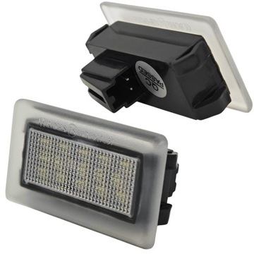 Tesla модель s, 3, x, лампи номерного знака реєстраційний led 400lm 2szt фото №1