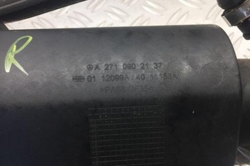 Резонатор всасывающий mercedes-benz clc cl203 a2710902137 1.8l бензин 105kw фото №1