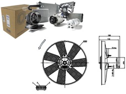 Nissens 85538 вентилятор, охлаждение двигателя фото №1