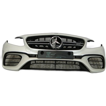Бампер перед mercedes e класс w213 amg lak 799 6xpdc pod камера фото №1