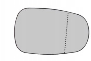 Стекло зеркало наружного tyc 324-0008-1 фото №1