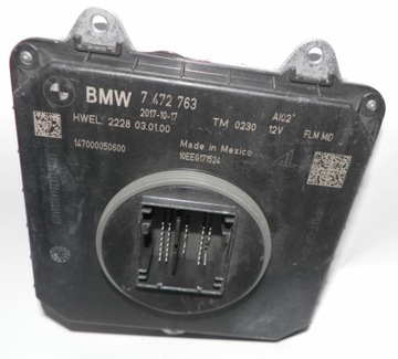 Модуль led преобразователь bmw m5 f90 x4 f98 63117472763 7472763 оригинальный номер фото №1