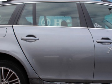 Дверь правый зад задние bmw 5 e61 серебристо-серый a08 фото №1