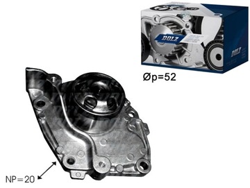 Dolz насос води renault 2008- фото №1