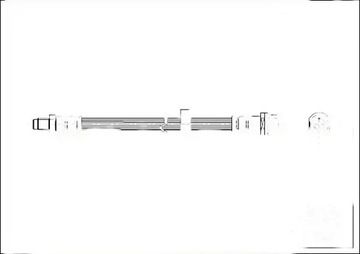 Шланг гальмівний гнучкий зад 19033506 corteco фото №1