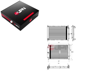 Радиаторов двигателя jpn фото №1