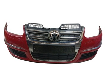 Бампер перед переднє решітка volkswagen golf v 2003-2008 колір la3h фото №1