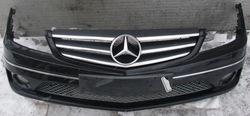 Mercedes clc cl203 бампер перед переднє чорний pdc хром фото №1