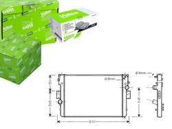 Радіаторів iveco води daily 99- valeo фото №1