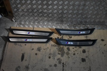 Идеальные планки накладки пороговые led bmw f90 m5 1 фото №1