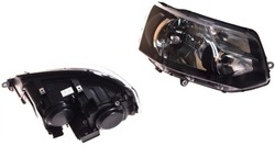 Фара лампа левый vw transporter t5 09- tyc фото №1