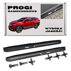 Honda cr-v 2018-2023 градусы боковые пороги автомобильные + болты фото №1