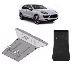 Набір сталевих захист шасі porsche cayenne ii 2010-2018 фото №1