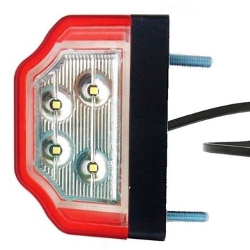 Лампа номерного знака регистрационный led daf cf lf xf man фото №1