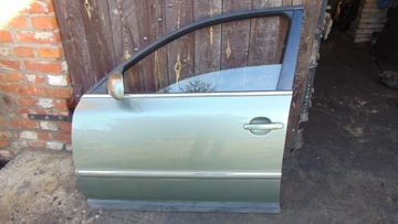 Двері ліві лівий перед передні vw passat b5 fl хром oliwkowe комплектні фото №1