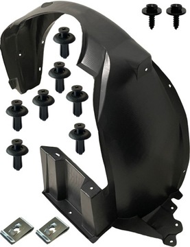 Citroen c1 ii 2014- подкрылок передние левая клипсы фото №1