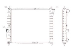 Nrf радіаторів chevrolet aveao kalos nrf фото №1