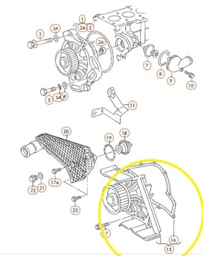 Насос воды skoda фото №1