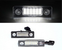 Skoda octavia ii roomster підсвітка номерний led фото №1