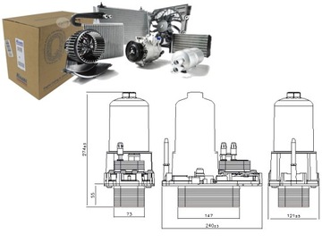 Радіаторів масла citroen c5 iii c6 jaguar s-type ii xf i xj land rover фото №1