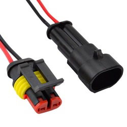 Роз'єм штекер з'єднувач герметичні superseal do автомобіля автомобіль 2 pin 1.5 фото №1