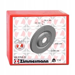 Zimmermann 100.3358.20 диск гальмівна фото №1