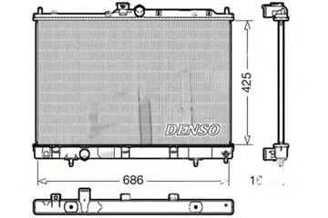 Радиаторов воды drm45031 denso фото №1
