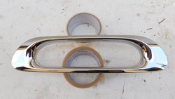 Рамка хром w бампер зад света сплав cooper f56 фото №1