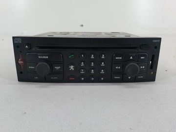 Радіо peugeot 307 cc 96590499xt rt3-3n-06 фото №1