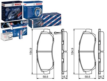 Тормозные колодки тормозные honda cr-v ii cr-v iii odyssey pi фото №1