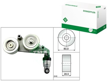 Натяжитель ремень клиновой honda crosstour i odyssey pilot 3.5 09.05- фото №1