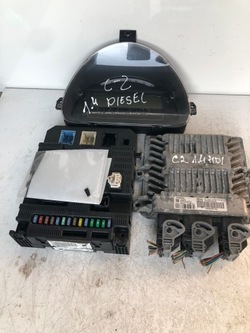 Блок управления набор стартовый citroen c2 1.4 hdi 9660300280 фото №1