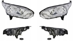 Фара ford transit tourneo connect 15-l+p tyc фото №1