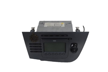 Радіо cd 1p1035186b seat leon ii без гідропідсилювача код фото №1