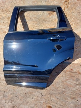 Kuga mk2 ii st дверь левая задние зад чёрные pd фото №1