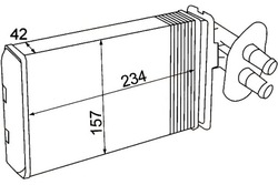 Hella обігрівач vw transporter / caravelle iv 2. фото №1