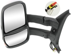 Зеркало электрические длинные левая iveco daily 06-14 фото №1