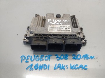 Компьютер блок управления двигателя 308 t9 0281030548 фото №1