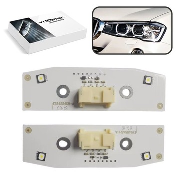 Модуль плата led drl лампи фара bmw x3 x4 f25 f26 14-17 ксенон led фото №1