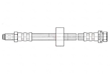 Trw шланг тормозной elast. ford зад mondeo 00-07 фото №1