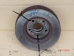 Honda crv iii 06-11 диски гальмівні передні комплект 290mm фото №1