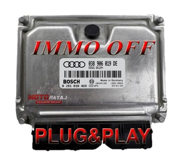 Audi a3 s3 8l 2001 з спереди блок управления / модуль ecu фото №1