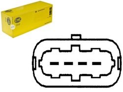 Витратомір масовий повітря [hella] фото №1