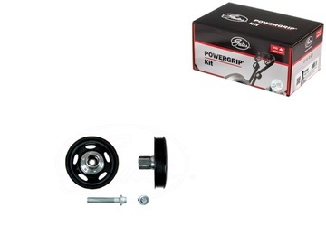 Колесо ременное вала коленчатого chevrolet aveo trax opel adam astra j фото №1