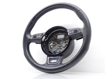 Руль кожа стёганая мультифункция лепестки audi a6 c7 s-line 8x0419091m фото №1