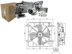 Nissens вентилятор радіатор з корпус honda cr- фото №1