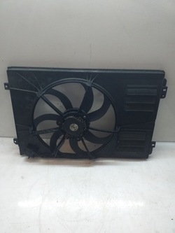 Вентилятор корпус радиатор vw golf 6 1k0959455fb фото №1