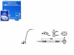 Шланг тормозной elast. audi a6 skoda superb i vw фото №1