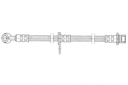 Trw шланг тормозной elast. honda accord vi 1.6-2 фото №1